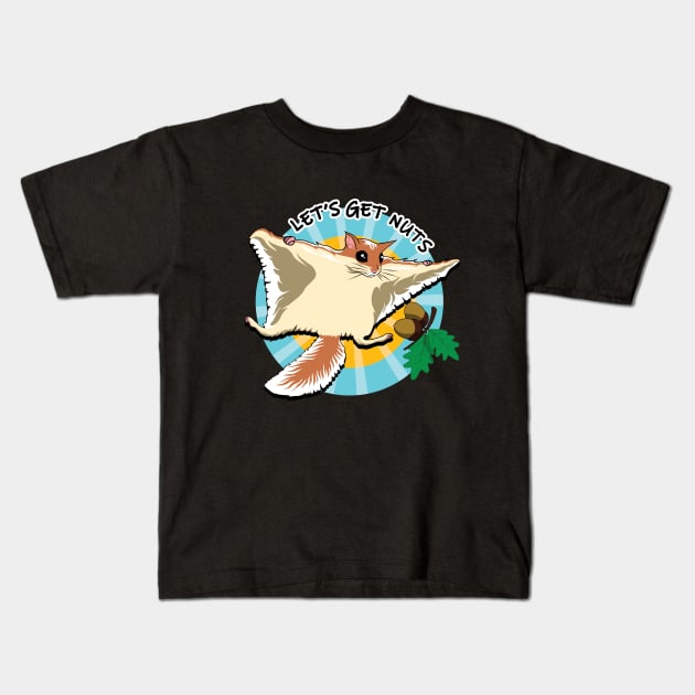 Flying squirrel gets nut Kids T-Shirt by TMBTM